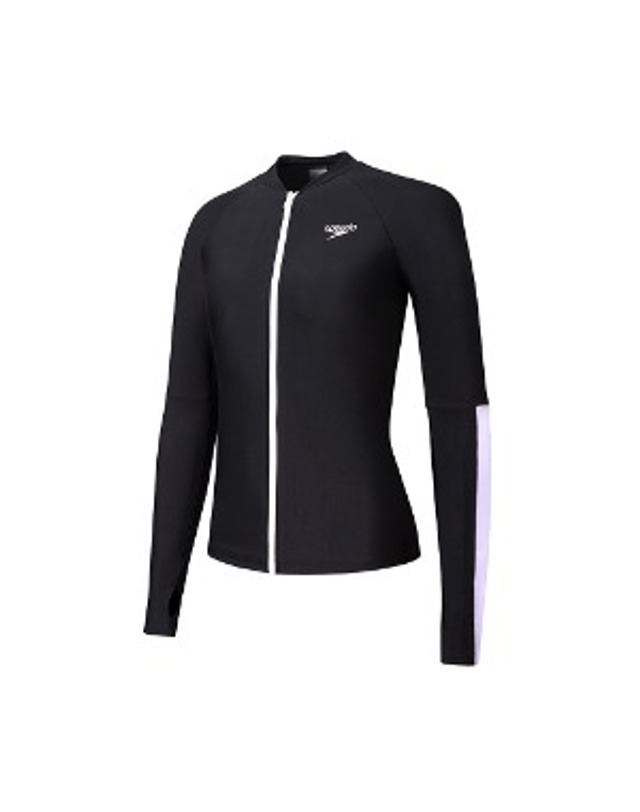 스피도 여성 집업 래쉬가드 SUNPROTECTION LONG SLEEVE RASH TOP AF (8-159844020) 착용컷
