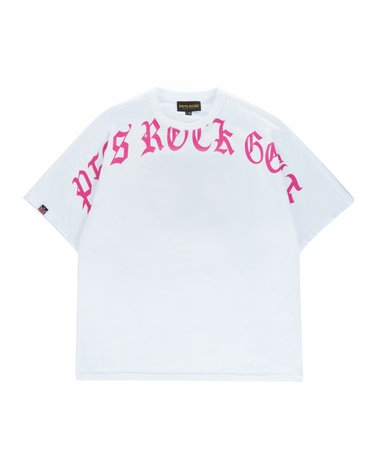 Pets Rock Round T-shirts_White