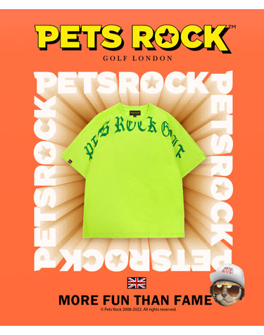 Pets Rock Round T-shirts_L/Green