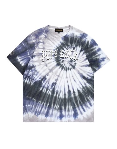 Pets Rock Tie-Dye Round T-shirts_Blue