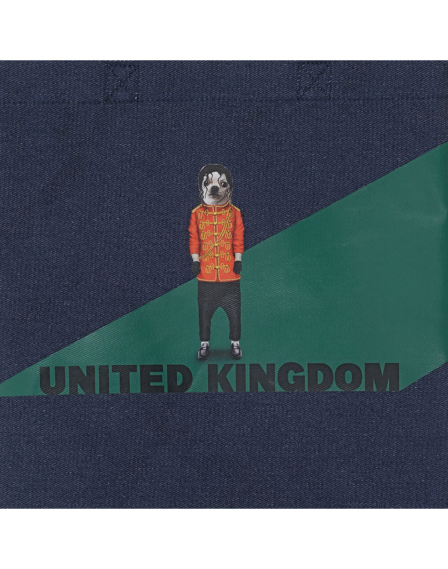 펫츠락 Pets Rock Denim Bag_Green 그린 착용컷