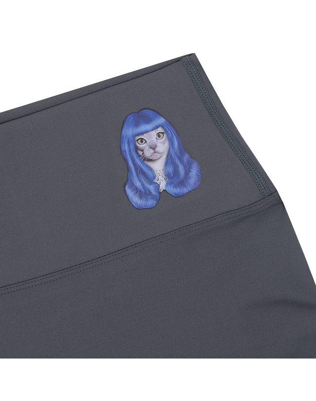 펫츠락 W Pets Rock Leggings_Gray 그레이 착용컷