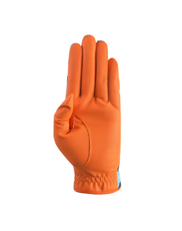 펫츠락 Camou Pets Rock Golf Single Glove_Orange 오렌지 착용컷
