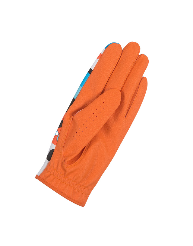 펫츠락 Camou Pets Rock Golf Single Glove_Orange 오렌지 착용컷