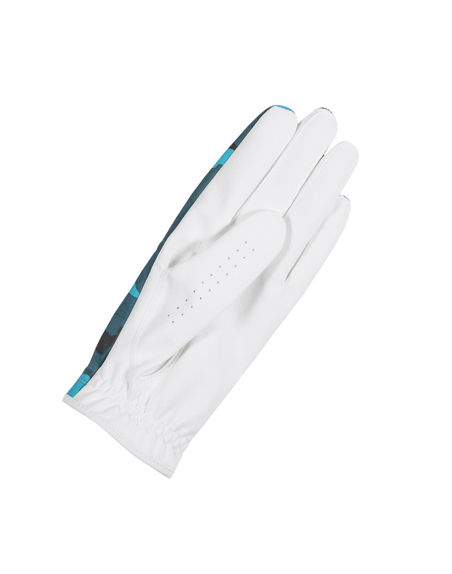 펫츠락 Camou Pets Rock Golf Single Glove_Blue 블루 착용컷