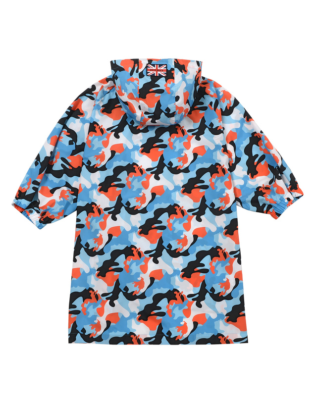 펫츠락 The Pets Rock Poncho_D/blue 블루 착용컷