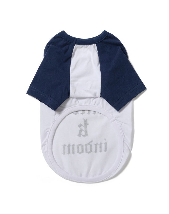 펫츠락 Pets Rock Pet UK Raglan T-shirts_Navy 네이비 착용컷