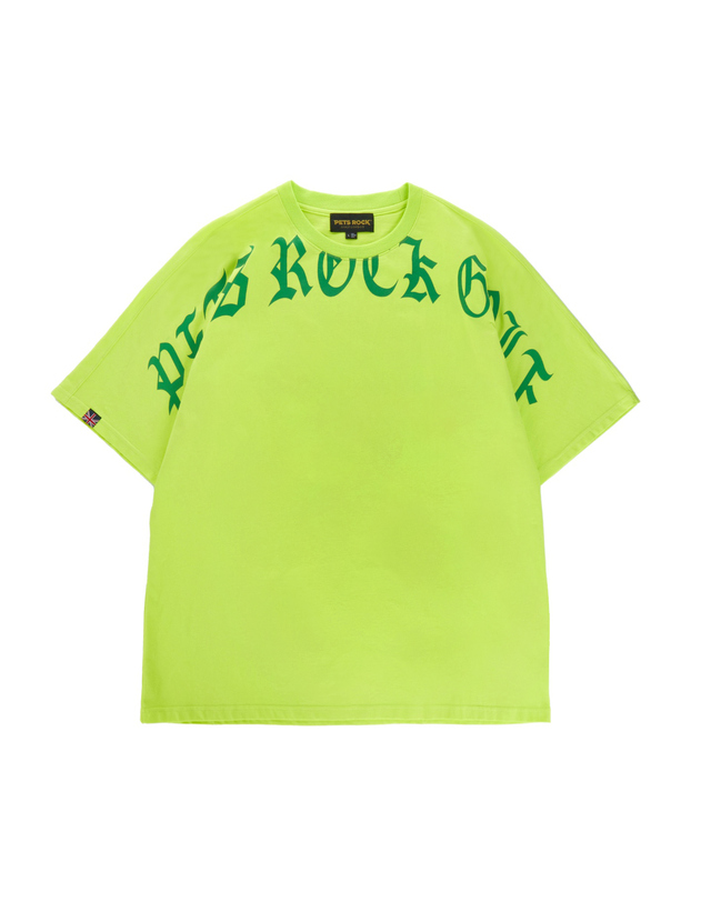 펫츠락 Pets Rock Round T-shirts_L/Green 그린 착용컷