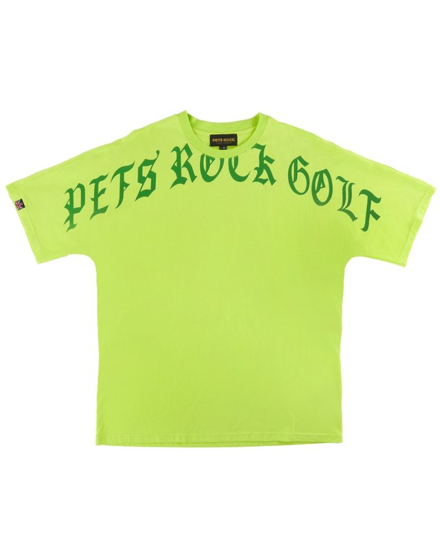 펫츠락 Pets Rock Round T-shirts_L/Green 그린 착용컷