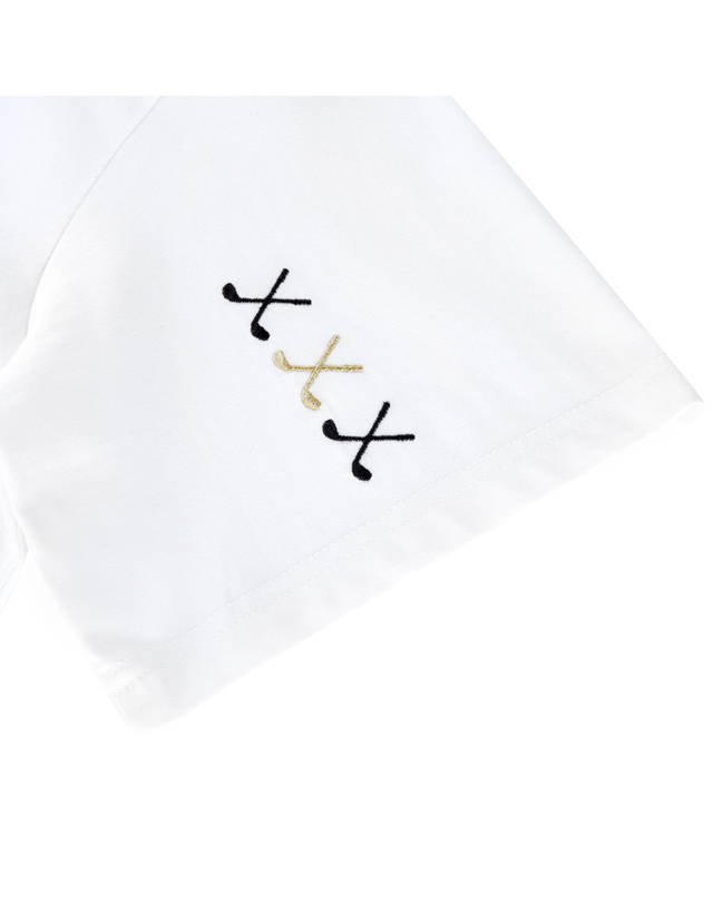 펫츠락 UK Mock Neck T-shirts_White 흰색 착용컷