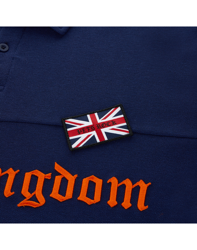 펫츠락 UK Pique Polo T-shirts_Navy 네이비 착용컷