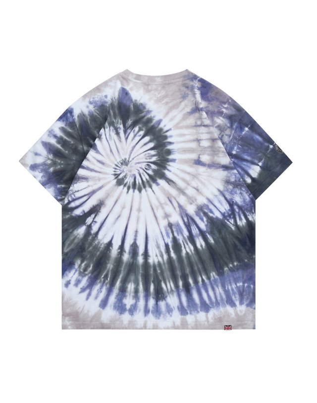 펫츠락 Pets Rock Tie-Dye Round T-shirts_Blue 블루 착용컷