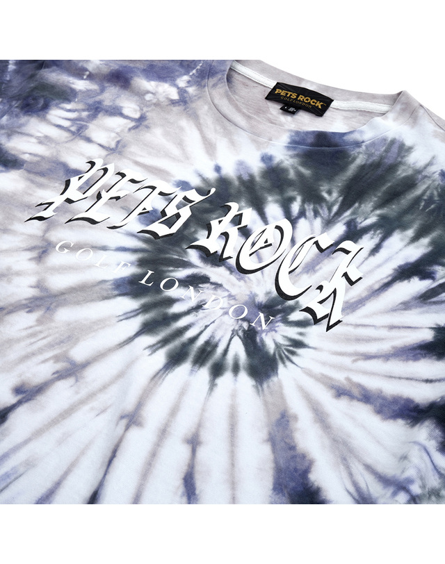 펫츠락 Pets Rock Tie-Dye Round T-shirts_Blue 블루 착용컷