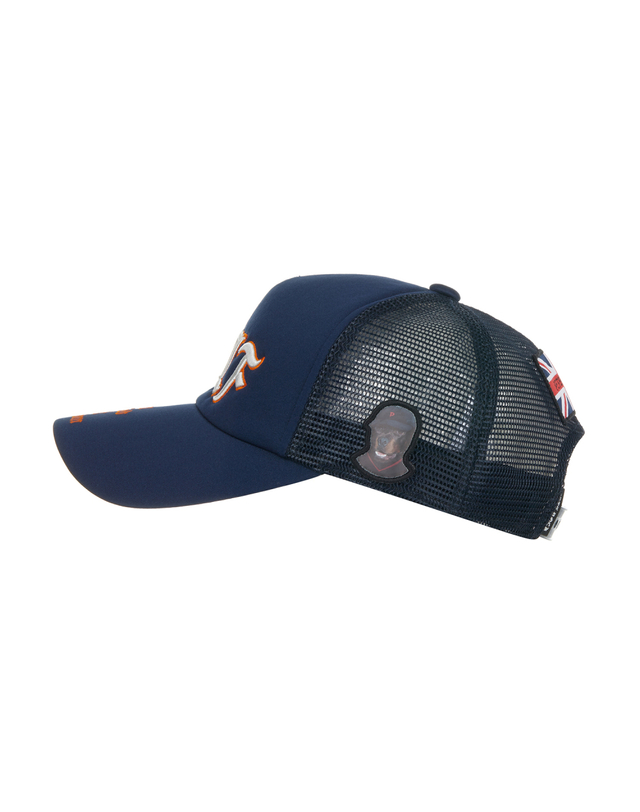 펫츠락 UK Golf Trucker Cap_Navy 네이비 착용컷