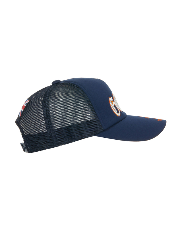 펫츠락 UK Golf Trucker Cap_Navy 네이비 착용컷