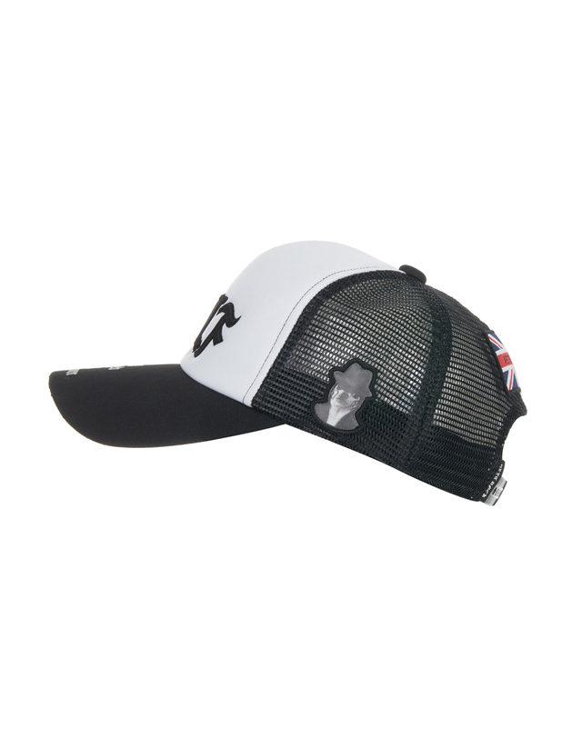 펫츠락 UK Golf Trucker Cap_Black 블랙 착용컷