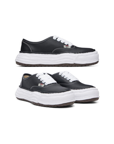 26SS 베이커 OG 솔 레더 로우 스니커즈 블랙 A16FW702 BLACK