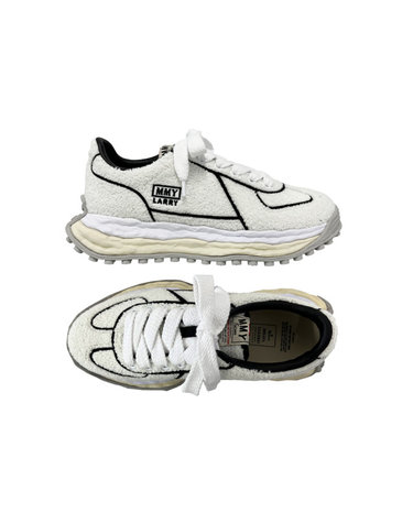 26SS 래리 OG 셔닐 엠브로이더리 캔버스 로우 스니커즈 화이트 A16FW712 WHITE