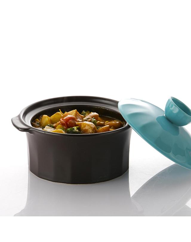 네오플램 네오플램 내열자기(뚝배기) 세르니 15cm(페파민트) 착용컷