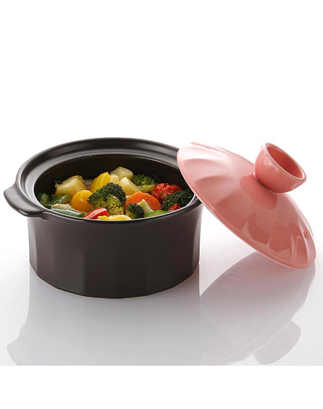 네오플램 네오플램 내열자기(뚝배기) 세르니 17cm(핑크) 착용컷