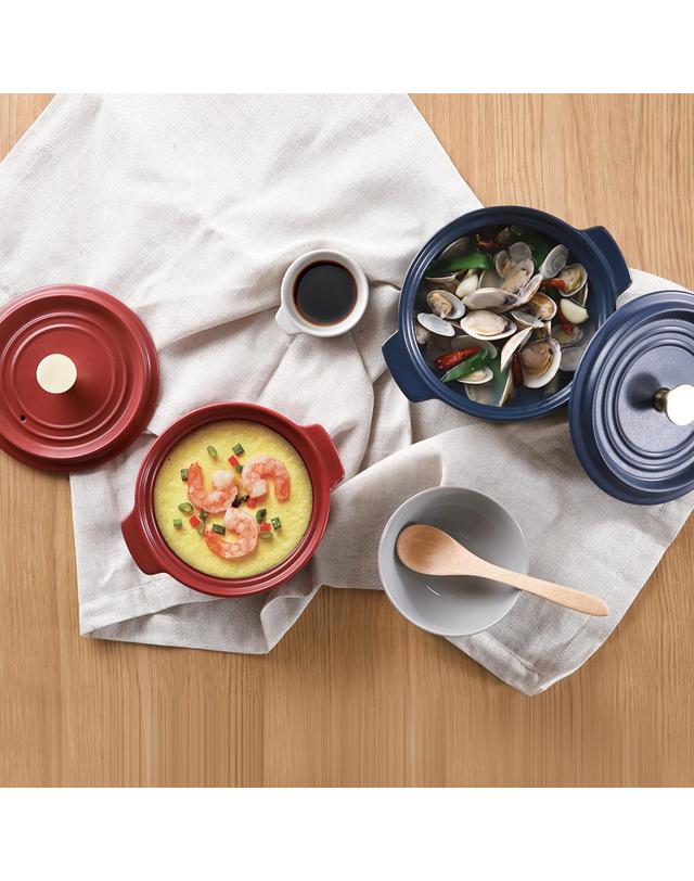 네오플램 네오플램 도자기 내열냄비 칸 2종세트(16+18cm) 착용컷