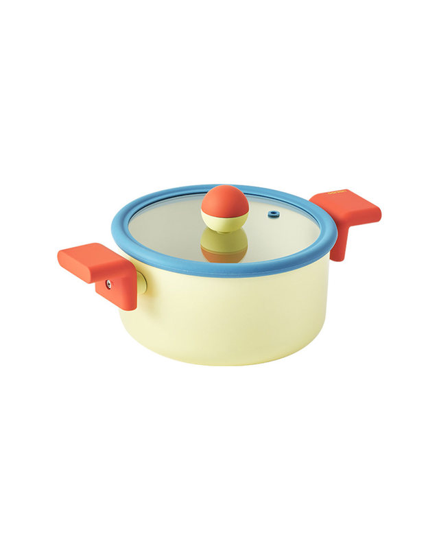 네오플램 네오플램 대니쉬 인덕션 IH 양수 냄비 18cm 착용컷