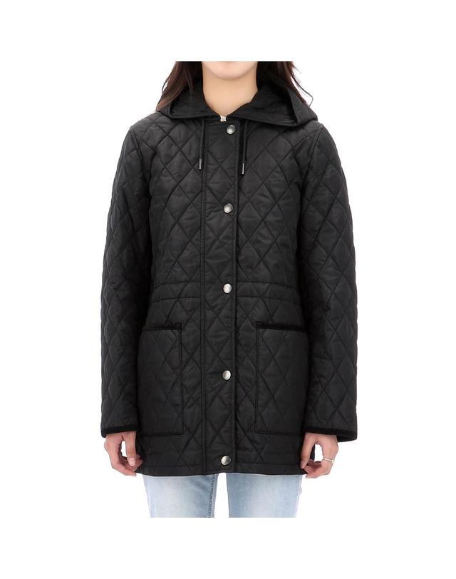 버버리 26FW 버버리 나일론 퀄팅 후드 자켓 8110531 C1900 착용컷