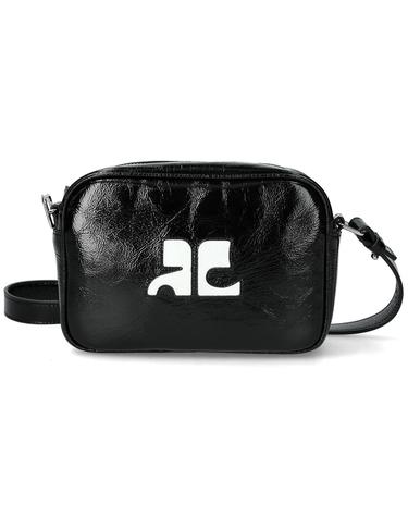 꾸레쥬 리에디션 카메라 나플락 레더 숄더백 PERGSA061CR0044 BLACK