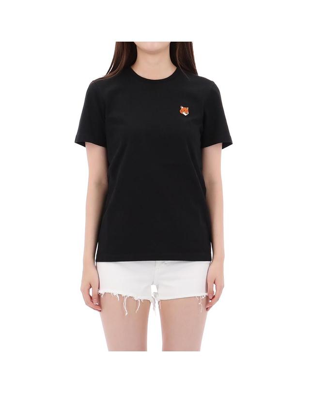 메종 키츠네 메종키츠네 26SS 메종키츠네 XS사이즈 럭키찬스 폭스헤드 패치 반팔 티셔츠 PW00113KJ7026 BLACK 착용컷