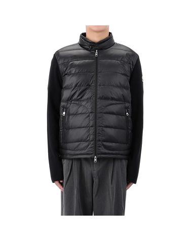 26SS 몽클레어 2XL럭키찬스 로고 패치 패딩 믹스 집업 자켓 9B00018 M1131 999