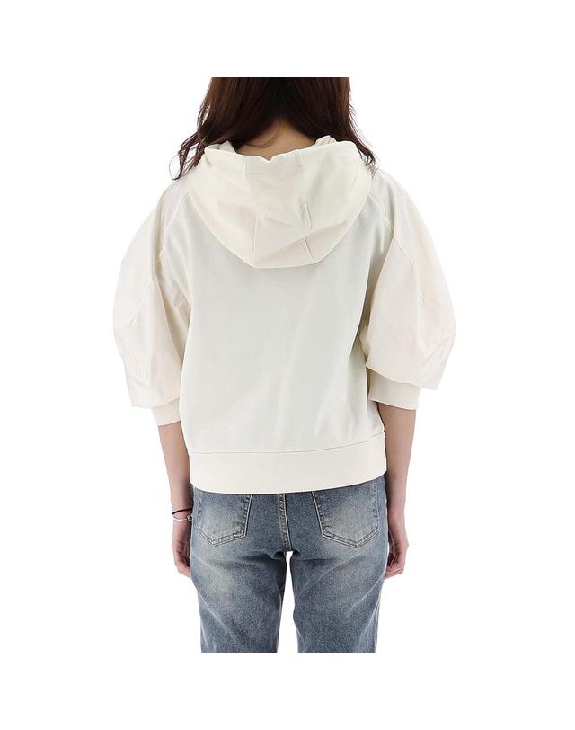 몽클레어 26SS 몽클레어 벌룬 숏슬리브 후드 집업 자켓 8G00023 89B2V 04A 착용컷