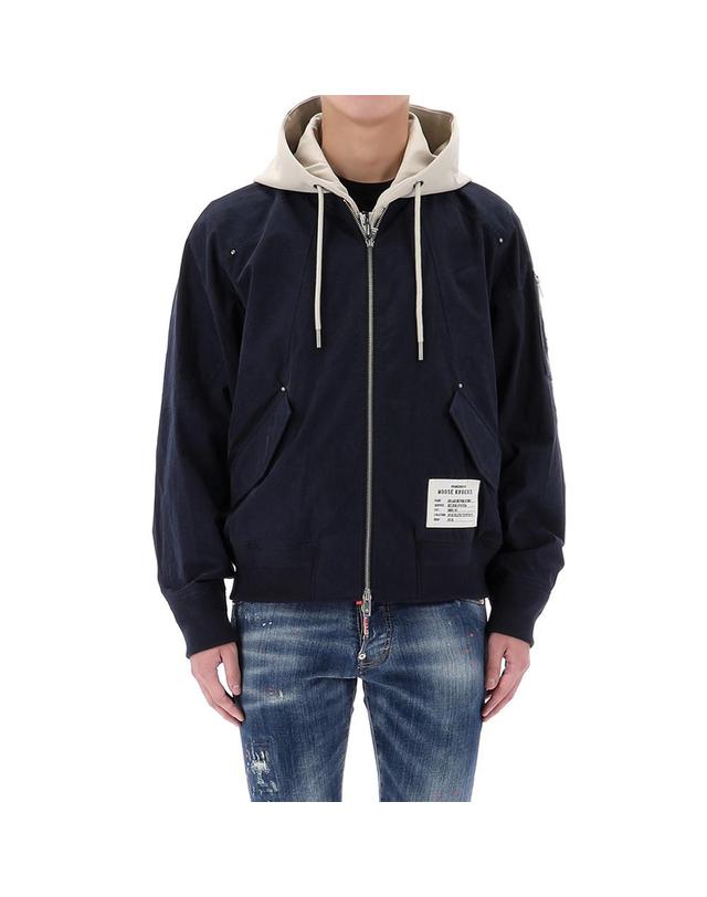 무스너클 26SS 무스너클 SKYLARK 스카이라크 봄버 자켓 M16MB063 1850 착용컷