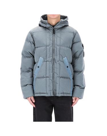 26FW 스톤아일랜드 와펜 패치 나일론 메탈 후드 다운 자켓 4100019 S0019 V0049