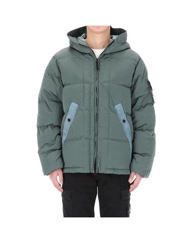 26FW 스톤아일랜드 와펜 패치 나일론 메탈 후드 다운 자켓 4100019 S0019 V005T