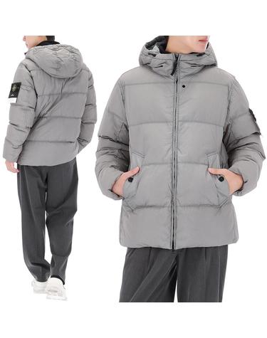 26FW 스톤아일랜드 와펜 패치 크링클랩스 후드 다운 자켓 4100037 S0A23 V0060