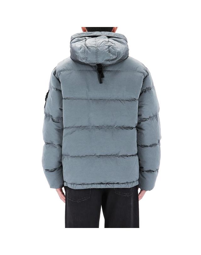스톤아일랜드 26FW 스톤아일랜드 와펜 패치 나일론 메탈 후드 다운 자켓 4100019 S0019 V0049 착용컷