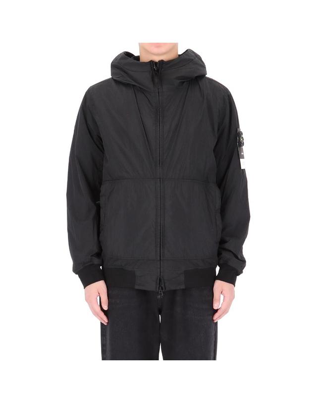 스톤아일랜드 26FW 스톤아일랜드 가먼트 다이드 크링클랩스 후드 집업 자켓 4100110 S0A23 V0029 착용컷
