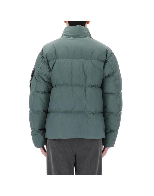 스톤아일랜드 26FW 스톤아일랜드 와펜 패치 크링클랩스 다운 자켓 4100109 S0A23 V005T 착용컷