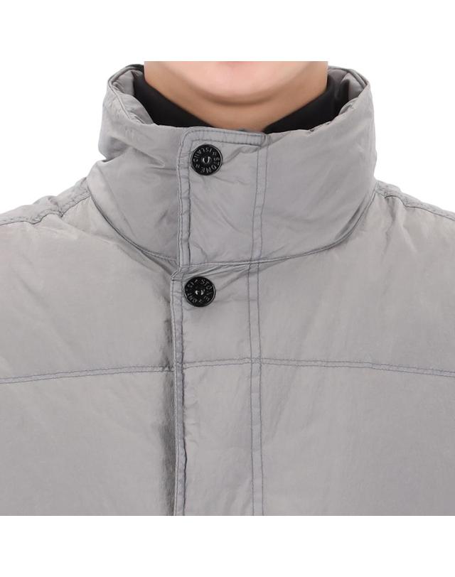 스톤아일랜드 26FW 스톤아일랜드 가먼트 다이드 크링클랩스 패딩 조끼 G100010 S0A23 V0060 착용컷
