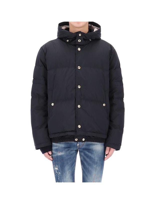 톰브라운 26FW 톰브라운 다운필드 후드 다운 자켓 MJD020Y F1090 415 착용컷