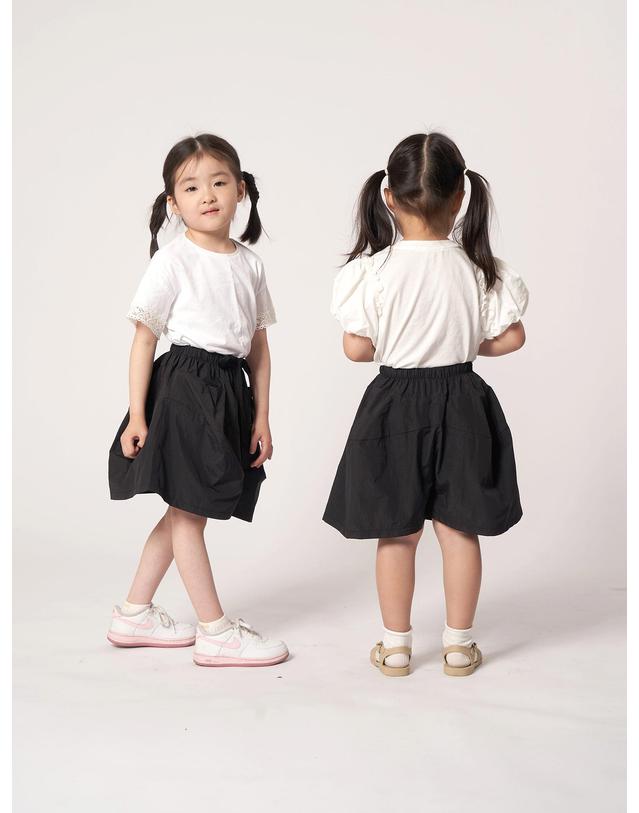 애스플래폼 AK61PS72_키즈_테크플래어 팬츠_블랙 착용컷