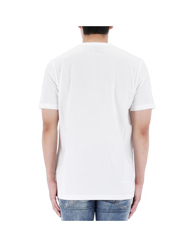 벨스타프 벨스타프 로고 패치 티셔츠 100055 WHITE 착용컷