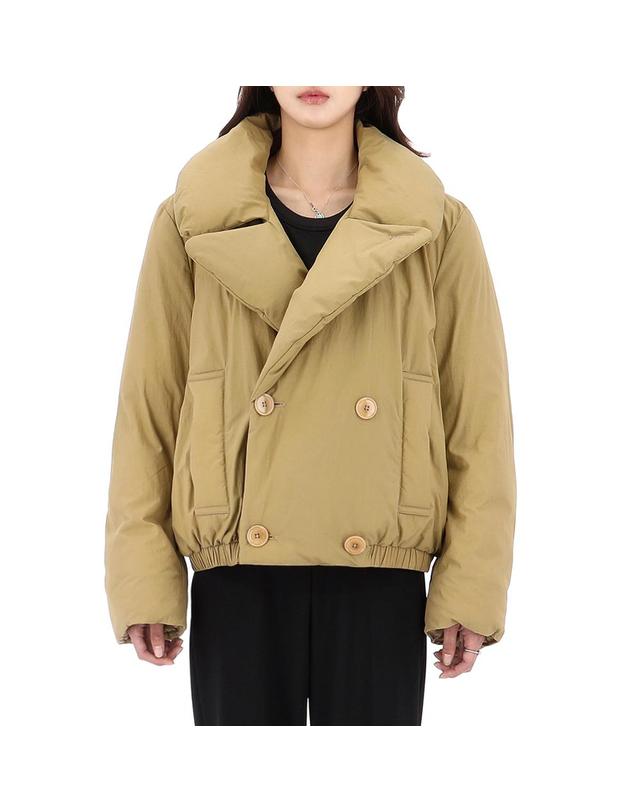 르메르 르메르 55사이즈 럭키찬스 푸퍼 캐번 자켓 OW1034 GR649 착용컷