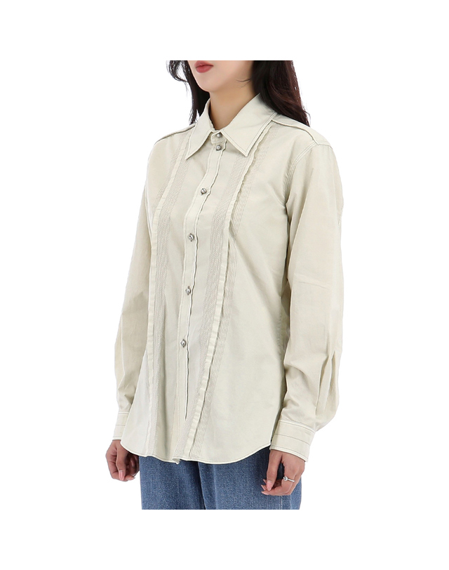 르메르 르메르 멀티 탑 스티치 셔츠 SH1109 LF1206 WH014 착용컷
