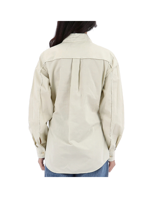 르메르 르메르 멀티 탑 스티치 셔츠 SH1109 LF1206 WH014 착용컷