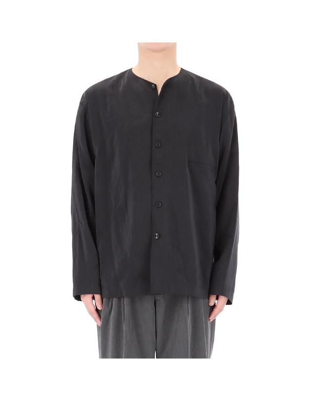 르메르 26SS 르메르 브이넥 셔츠 SH1235 LF1308 BK999 착용컷