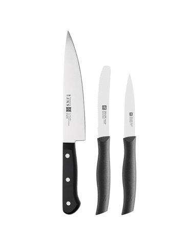 SNF Elite S 쉐프나이프 + 헹켈 그립 과도 3종세트 (S1705-180-38736)
