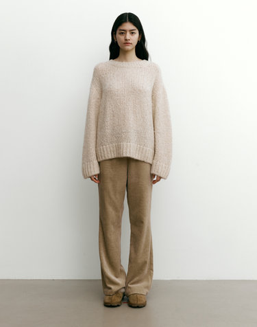 Bootscut banding training pants [BROWN]