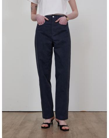 Pigment washing panel pants_DENIM