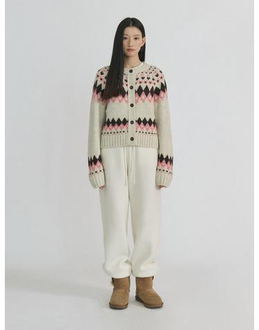 Knit Jogger Banding Pants_IVORY